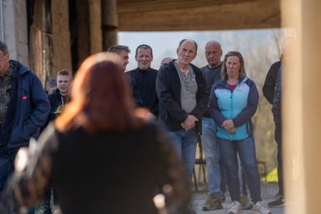 Odprtje novoasfaltiranega dela ceste Špitalič – Okrog (8)